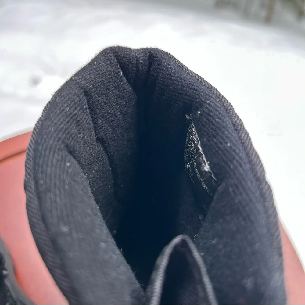 Totes Black Winter Snow Boots | Little Kid Size 6 | Toddler Waterproof Zip Up
